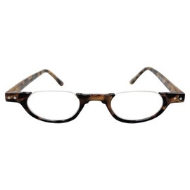 Incredible Bargains The Hunter Half Moon Under Frame Reading Glasses + 2.50 Tortoise