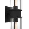 Possini Euro Design Miranda Modern Wall Light Sconce Matte Black