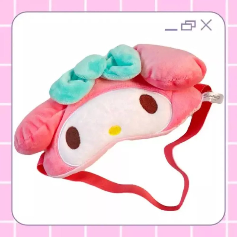 Sanrio 산리오 시나모롤 쿠로미 소프트 수면안대 5Types [2 폼폼푸린] Sanrio
