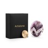 Artistone Crystal Thumb Worry Stone Polished Palm Chakra Thumb Worry