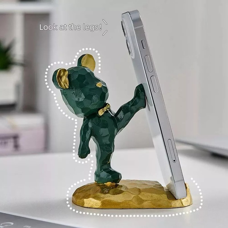 Total Supplier Soporte De Celular De Escultura De Oso Creativa