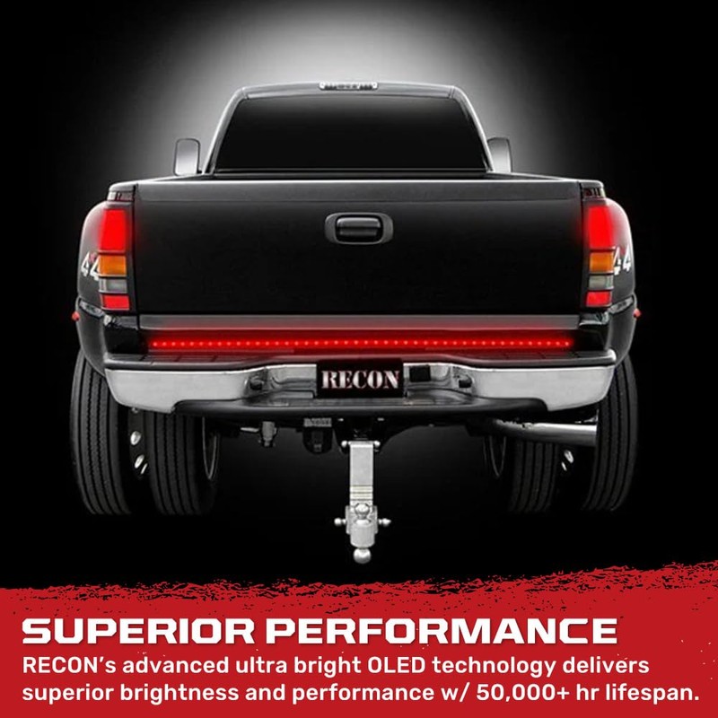 RECON - 60″ White Lightning Universal Fit LED Tailgate Light