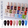 Double Rhythm 15ML Gel Nail Polish Pure Sheer Same Color