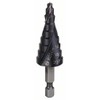 Bosch 2608588070 4/6/8/10/12/14/16/18/20 mm 1/4-Inch Hex HSS-AlTiN Step Drill Bits