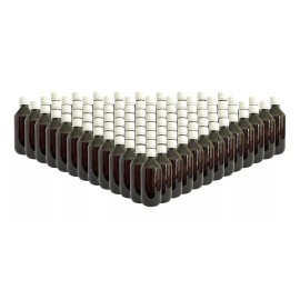 Mister Plastico 100 Pack Botella Plástico 250 Ml Ambar/gotero. Tapa Seg.