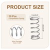 MECCANIXITY Small Compression Spring 11 mm OD 1 mm Wire