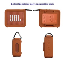 JBL GO 2 Bluetooth Speaker Dedicated Protective Storage Silica Gel Shell - Hermitshell (Pink)