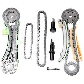 GDSMOTU Timing Chain Kit 1997-2010 for Ford Explorer 2005-2010 for Mustang 2001-2010 for Ranger 2001-2010 for Mazda B4000 1998-2010 for Mercury Mountaineer V6 4.0L Replaces# TK428 KT4038S TS20395