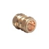 TC 15mm Brass Straight Compression Coupling Connector Fitting for Copper