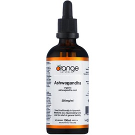Orange Naturals Ashwagandha, 100ml Tincture, Unflavoured