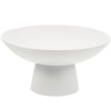 Yardwe Ceramic Footed Bowl Ceramic Fruit Bowl Pedestal Fruit Bowl