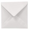 50 WHITE 100gms SQUARE GUMMED ENVELOPES 155mm x 155mm (6''