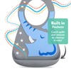 Nuby On The Go Silicone 3D Bib with Scoop to