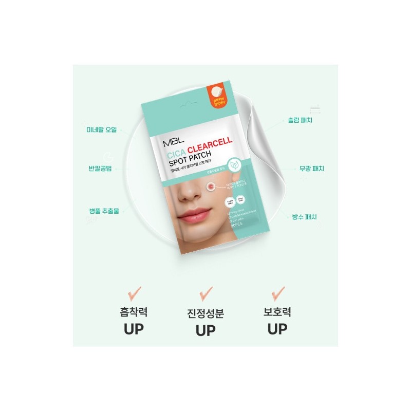 MBL Cica Clearcell Spot Patch 90 Sheets (Mixed Type) +