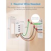 meross - Interruptor de luz inteligente compatible con Apple HomeKit,