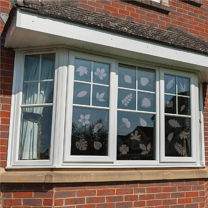 26PCS Leaf Window Bird Decals for Birds Strikes - Anti-Collision