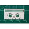 Marshall Thundering Herd Mini Football Gumball Helmets *DIECUT DECALS* Sunbelt