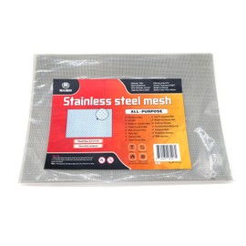 2PACK T304Stainless Steel Mesh Sheet, 8.2” x 11.8” (210mm x 300mm) - Durable Metal Screen for Small Vent Covers, Rodent & Pest Control, Manhole Covers, Gutter Guards (0.0354” Hole, 0.0157” Wire)