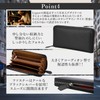 Legare Carbon Leather Long Wallet, Stores Up to 18 Cards,