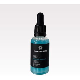 Montpellier Niacinamida 20 Serum Facial 30 ml – Suero con Niacinamida 20%, Zinc y Ácido Hialurónico – Reduce Poros, Controla Grasa, Ilumina y Mejora el Tono de la Piel