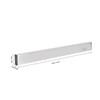 Stainless Steel Magnetic Wall mounted Knife Holder Double Row Knife