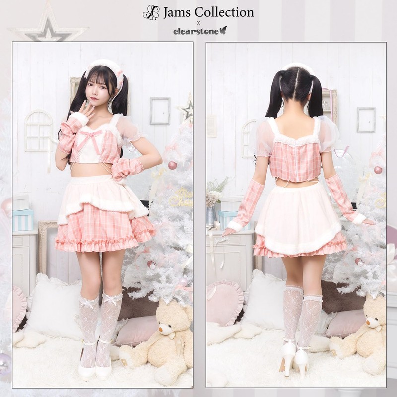 Clearstone Women's Lyrical Palette Cosplay Christmas Twinkle Santa Pink