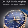Lige Luxury Ultra-thin Men Watch Quartz Date Week 3ATM Waterproof