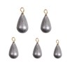 25 Pcs Fishing Sinker Weights Kit, Water Drop Shape Sea