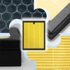 WOCASE 2 Packs ClearAir-A5 Pet Filter Compatible with Vewior ClearAir-A5