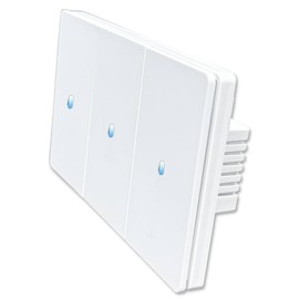 Jinvoo Smart Light Switch, WiFi Light Switch, Wireless Light Switch, Smart Push Button Switch, Compatible with Alexa and Google, No hub Required (3 Gang)