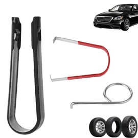 3PCS Locking Wheel Nut Removal Tool Kit, Universal Wheel Nut Covers & Bolt Removal Tool, Durable Screw Extractor Set for Most Vehicles, Nut Remover, Bearing & Wheel Cap Removal Tool, Premium Material