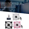 3Pcs Cooling Fans ARGB Controller 11 Fan Blades Silent Computer