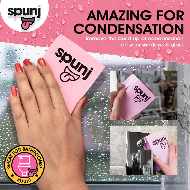 2pk spunj The Ultra Thirsty Sponge Pink | Super Absorbent