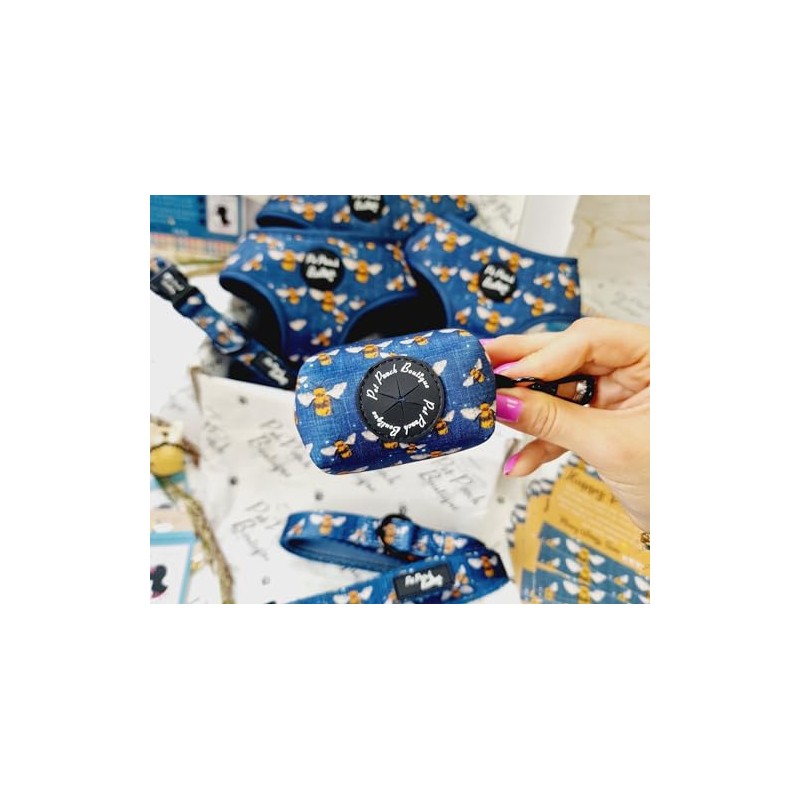 Pet Pooch Boutique BLUE BUZZY BUMBLE BEE DOG POO BAG