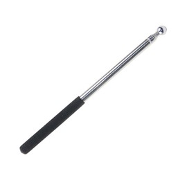 UEAVOID 1 x Telescopic Hand Flagpoles, Telescopic Flagpole, Teaching Pointer, Stainless Steel, Travel Guide and Teacher, Black