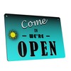 A5 Reversible Open Closed Sign - Contemporary Design, UV Printed