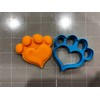 Heart Shape Dog Paw Cookie Cutter