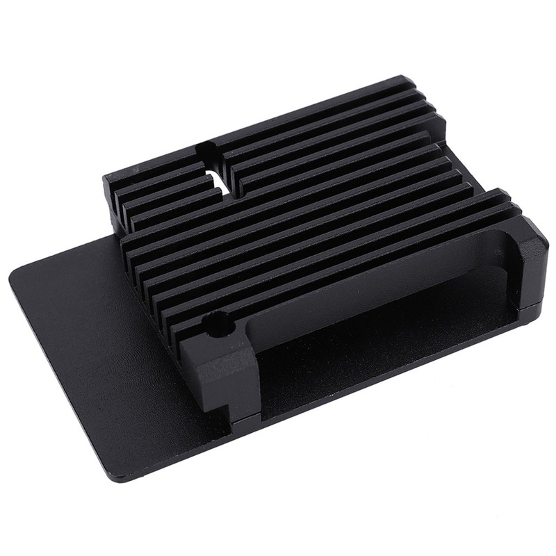 Motherboard Shell Box Black Aluminium Alloy Fit for RaspberryPi 3