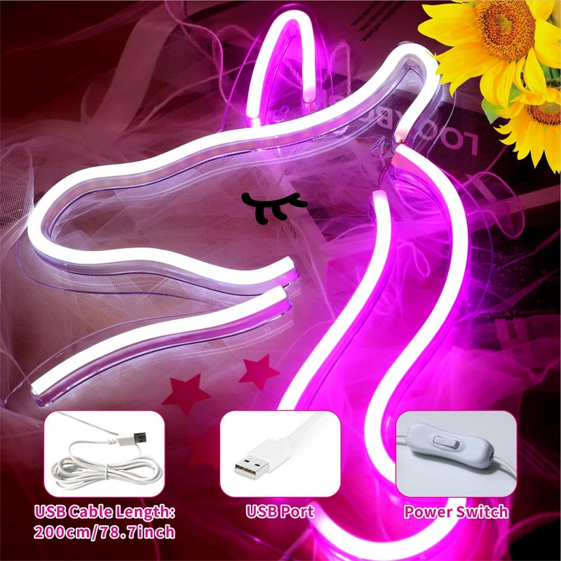 SMOORITA Unicorn Neon Light (Unicorn)