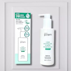 Makeprem 메이크프렘 클렌징밀크 약산성 모이스처 릴리프 200ml Makeuprem Cleansing Milk Mild Moisture Relief 200ml