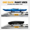 Lockable Roof Rack Cross Bars Compatible with KIA Carnival and