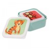 Puckator Zoo Animals Reusable Lidded Snack Pot Lunch Box Set