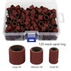 elfishjp Sanding Bands, Nail Drill Bits, 240 Pieces, Rotary Tools,