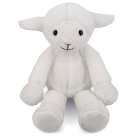 DolliBu Plush Lamb Stuffed Animal - Soft Huggable Long Leg Lamb, Adorable Playtime Plush Toy, Cute Farm Life Cuddle Gift for Kids and Adult - 10.5 Inches