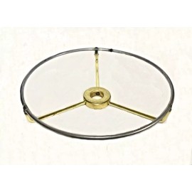 7"  TOP BRASS-PLATED SPIDER TO MAKE LAMP SHADES