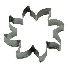 BekkiB - Ausstecher "Sonne" - ca. 7 x 7 cm - Spülmaschinengeeigneter Sonnen-Ausstechform aus Edelstahl - Zum Backen von Plätzchen - 998709