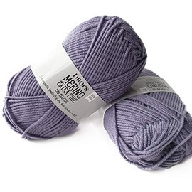 DROPS Merino Knitting Wool - Extra Fine Superwash Wool DK Double Knit Crochet Yarn - 22 UNI Medium Purple