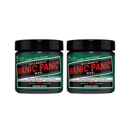 Manic Panic Venus Envy Classic Cream, Vegan, Cruelty-Free, Green, Semi-Permanent Hair Dye, 2 x 118 ml