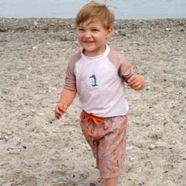 Playshoes Boys 2-Piece Rash Guard Set, Wildlife, 86-92