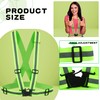 Flotory 12 Pcs Reflective Safety Vests Adjustable Reflective Straps Gear